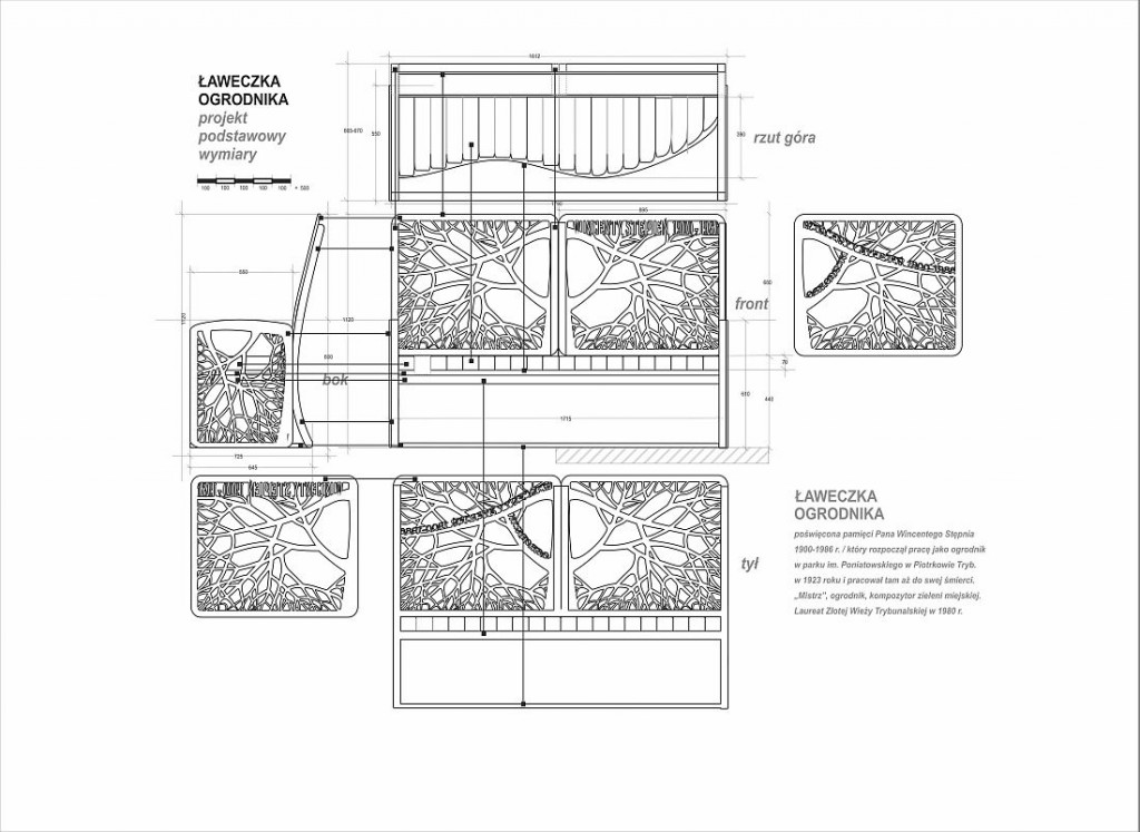 ławeczka park piotrkow