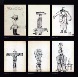 rysunki z szafy -  lata 80. XX w.